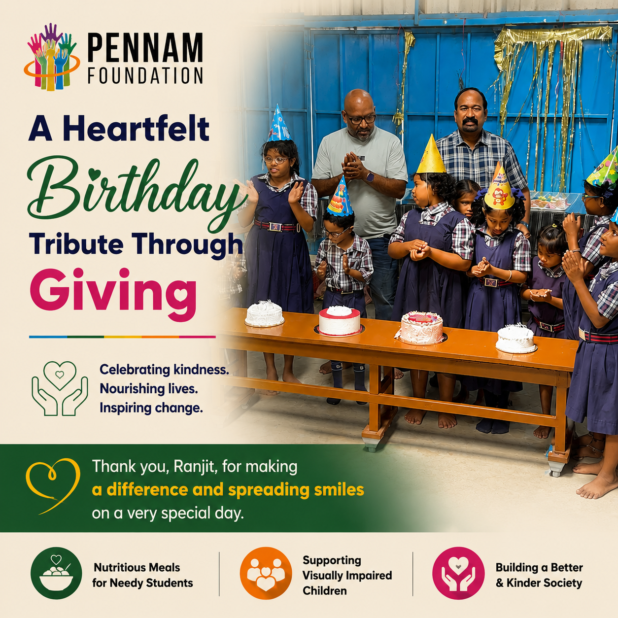 A Heartfelt Birthday Tribute Through Giving
